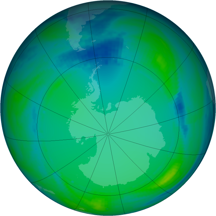 Ozone Map 1985-07-16